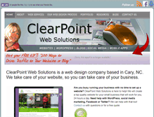 Tablet Screenshot of clearpointweb.com
